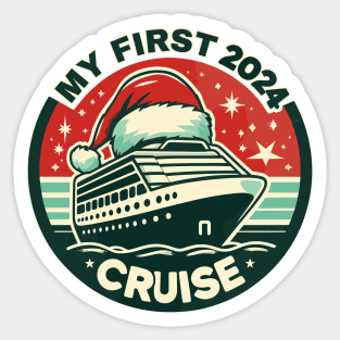 My First Cruise 2024 Sticker